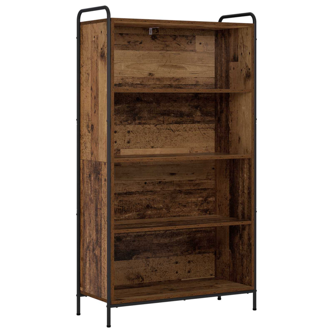 Bogskab 55,5 x 33 x 174 cm Konstrueret træ Gammelt træ