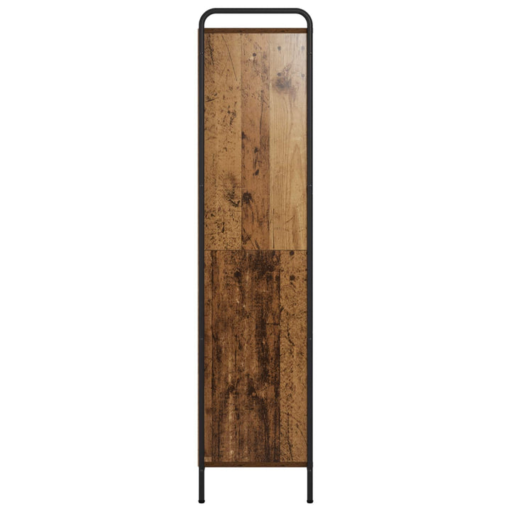 Bogskab 55,5 x 33 x 174 cm Konstrueret træ Gammelt træ