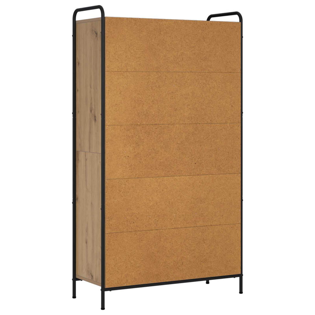 Bogskab 55,5 x 33 x 174 cm Konstrueret træ Artisan-eg