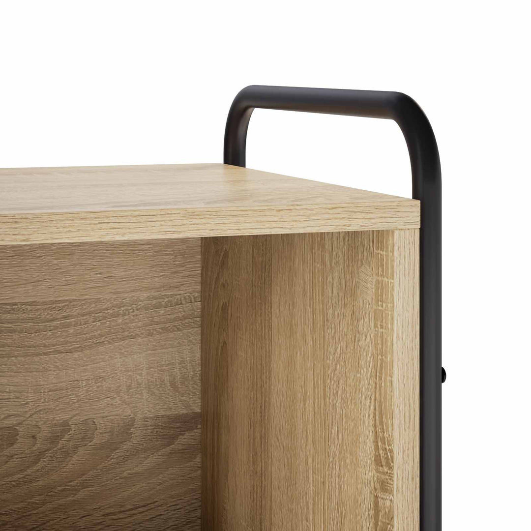 Bogskab 55,5 x 33 x 174 cm Konstrueret træ Sonoma-eg