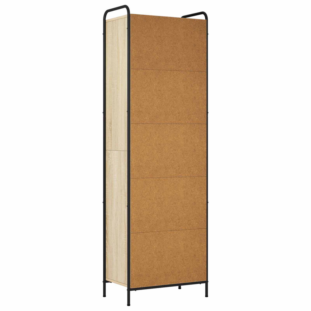 Bogskab 55,5 x 33 x 174 cm Konstrueret træ Sonoma-eg