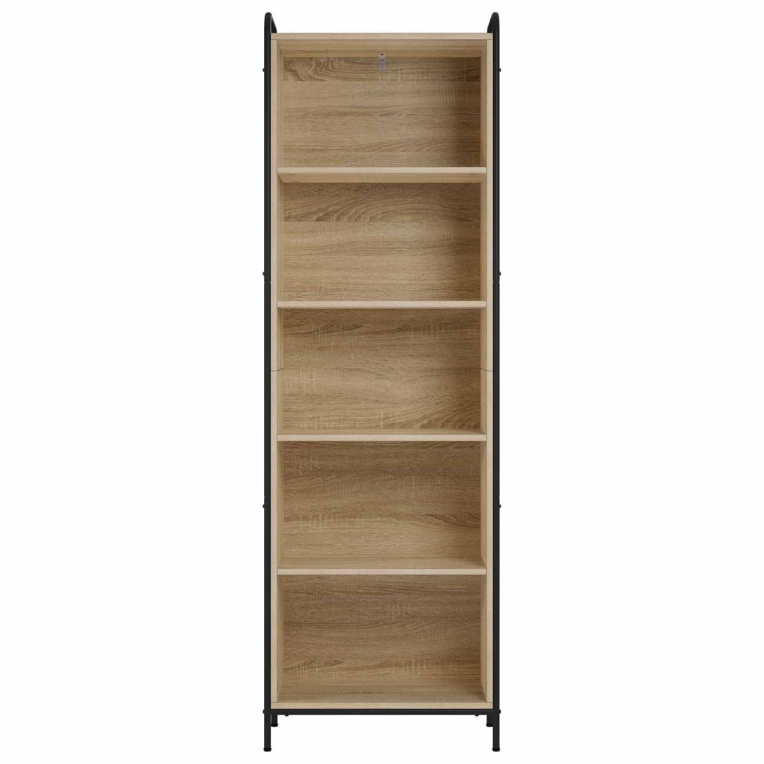 Bogskab 55,5 x 33 x 174 cm Konstrueret træ Sonoma-eg