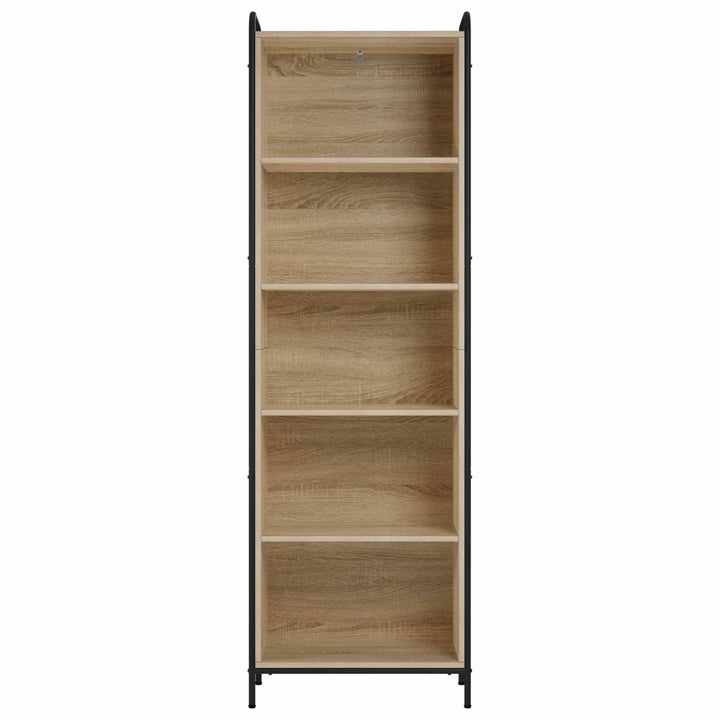 Bogskab 55,5 x 33 x 174 cm Konstrueret træ Sonoma-eg