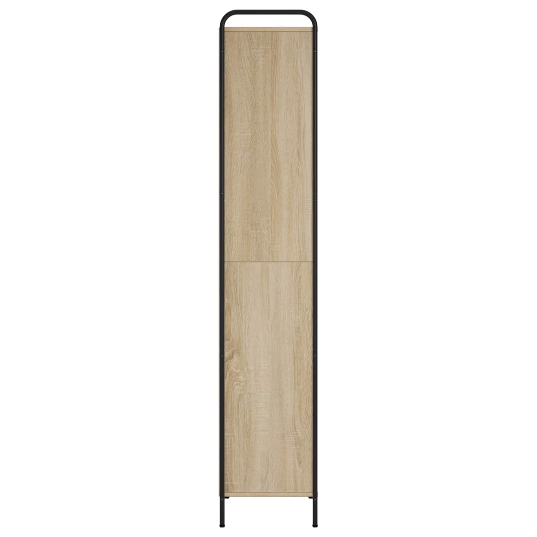 Bogskab 55,5 x 33 x 174 cm Konstrueret træ Sonoma-eg