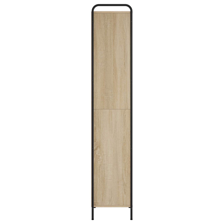 Bogskab 55,5 x 33 x 174 cm Konstrueret træ Sonoma-eg