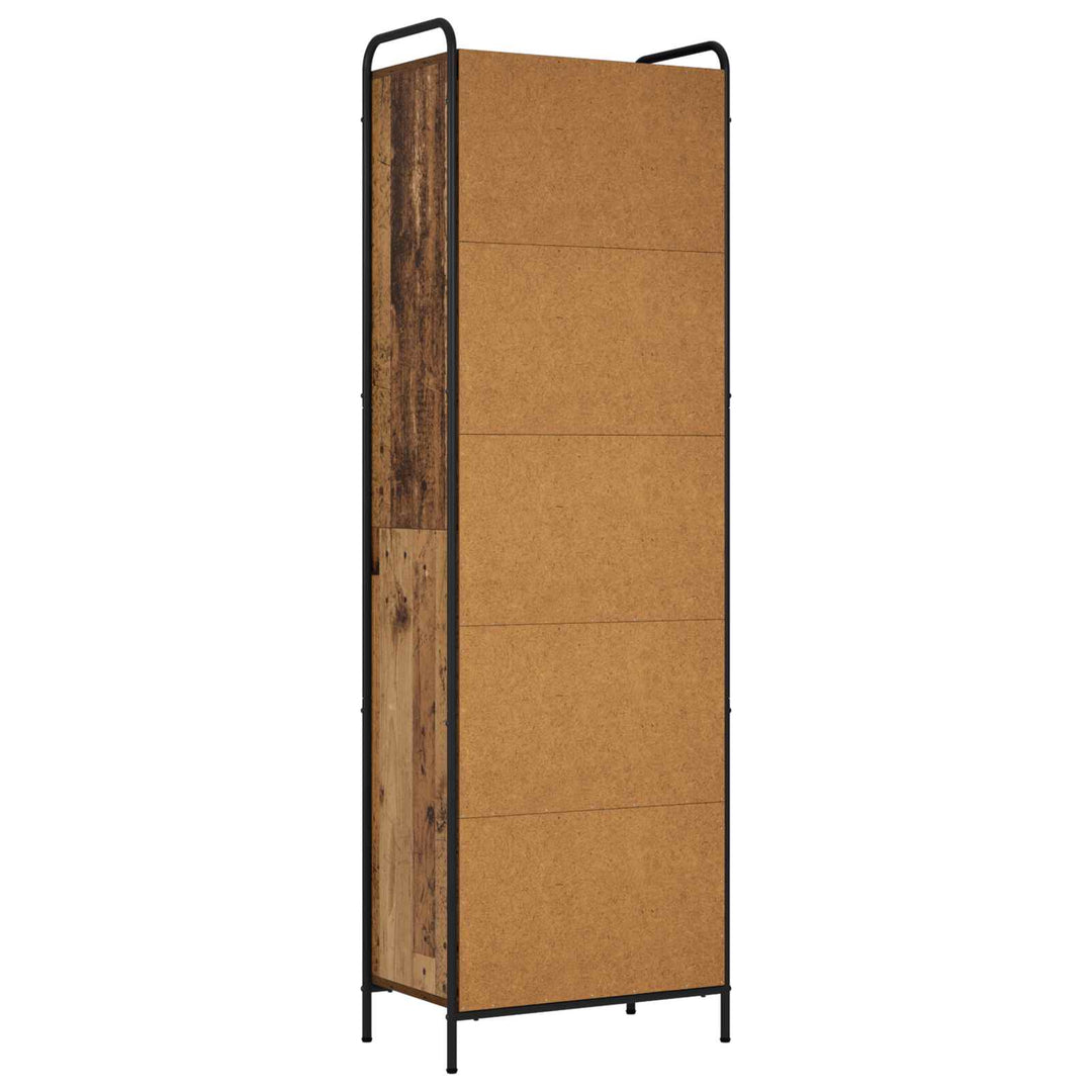 Bogskab 55,5 x 33 x 174 cm Konstrueret træ Gammelt træ