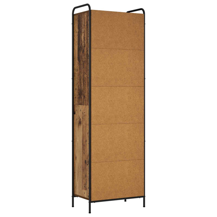 Bogskab 55,5 x 33 x 174 cm Konstrueret træ Gammelt træ