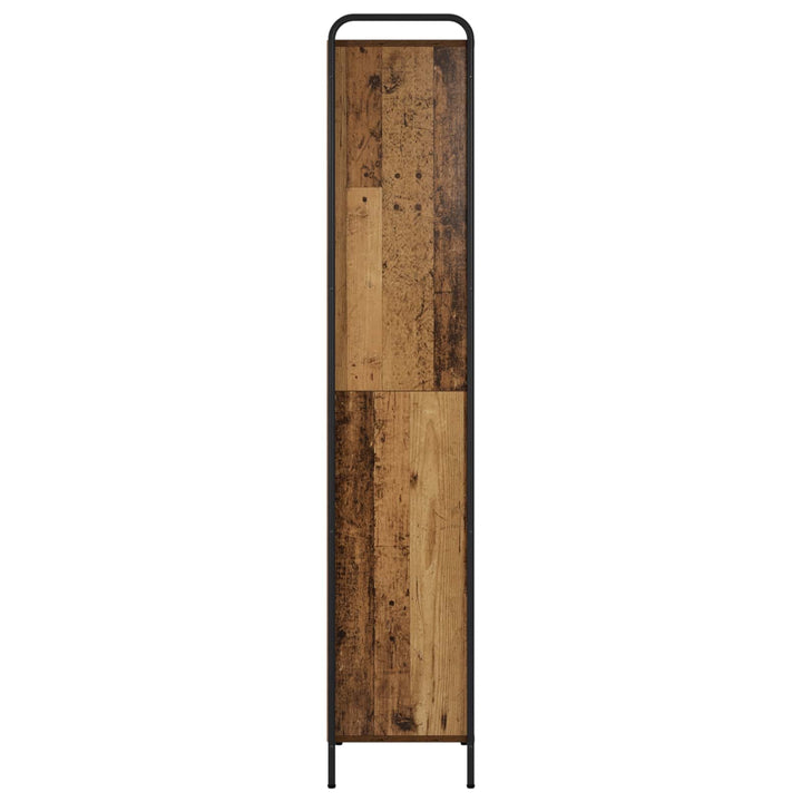 Bogskab 55,5 x 33 x 174 cm Konstrueret træ Gammelt træ