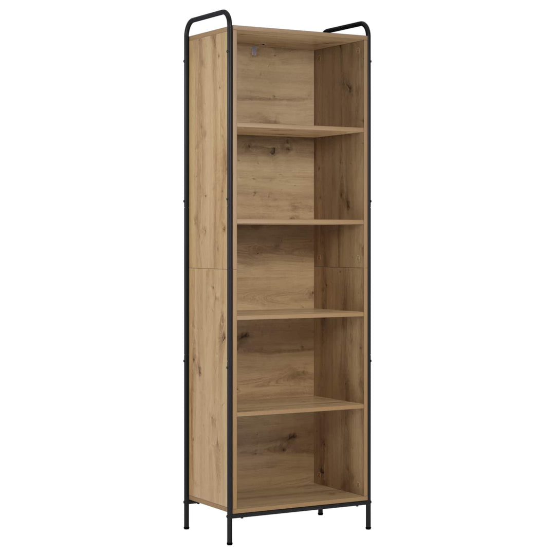 Bogskab 55,5 x 33 x 174 cm Konstrueret træ Artisan-eg