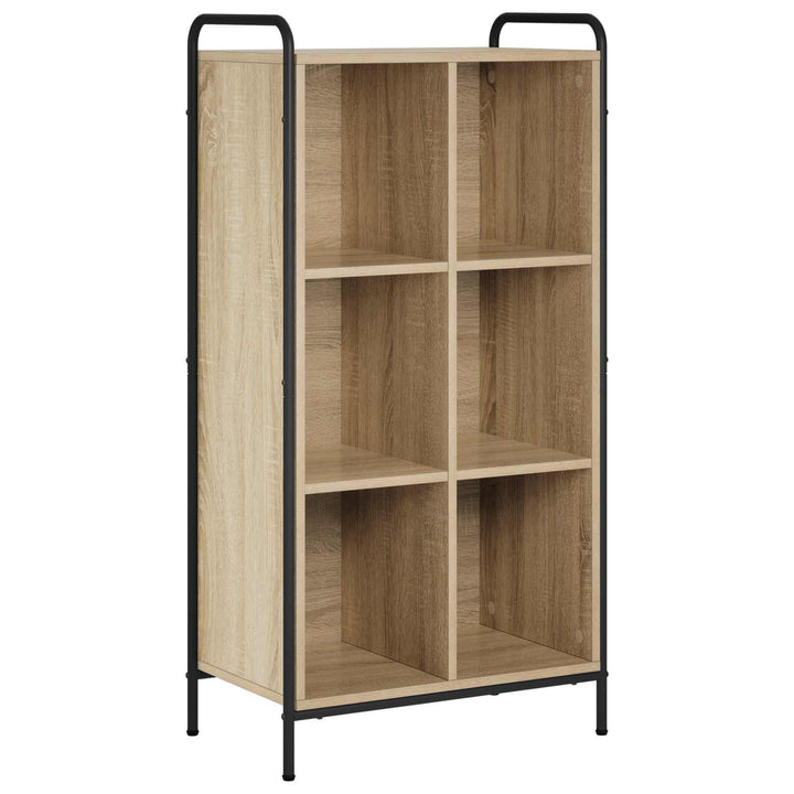 Bogskab 57 x 33 x 111 cm Konstrueret træ Sonoma-eg