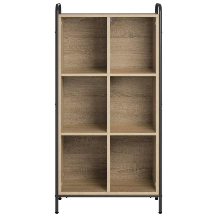 Bogskab 57 x 33 x 111 cm Konstrueret træ Sonoma-eg