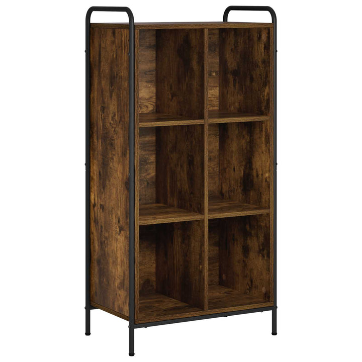 Bogskab 57 x 33 x 111 cm Konstrueret træ Røget eg