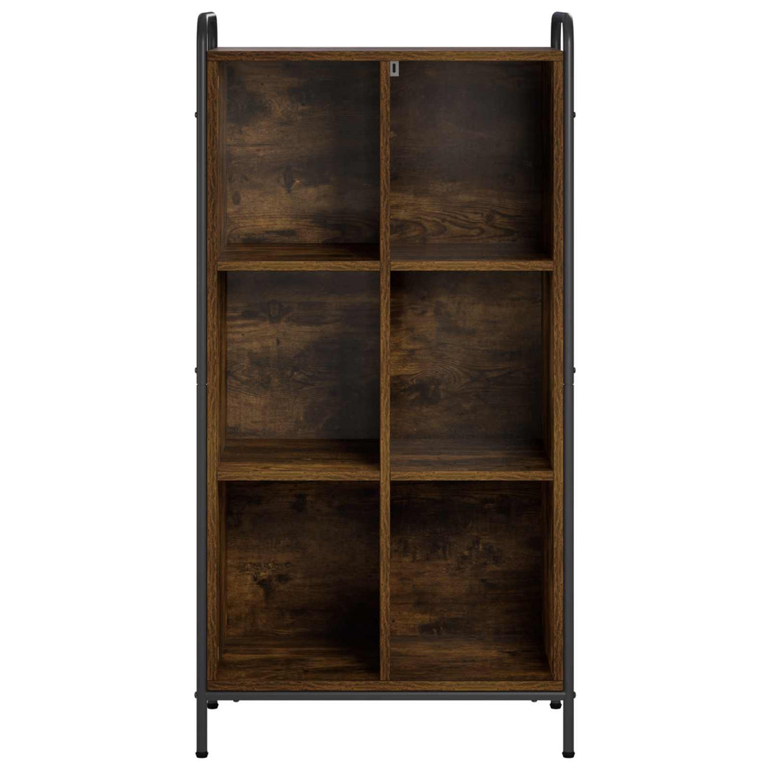 Bogskab 57 x 33 x 111 cm Konstrueret træ Røget eg