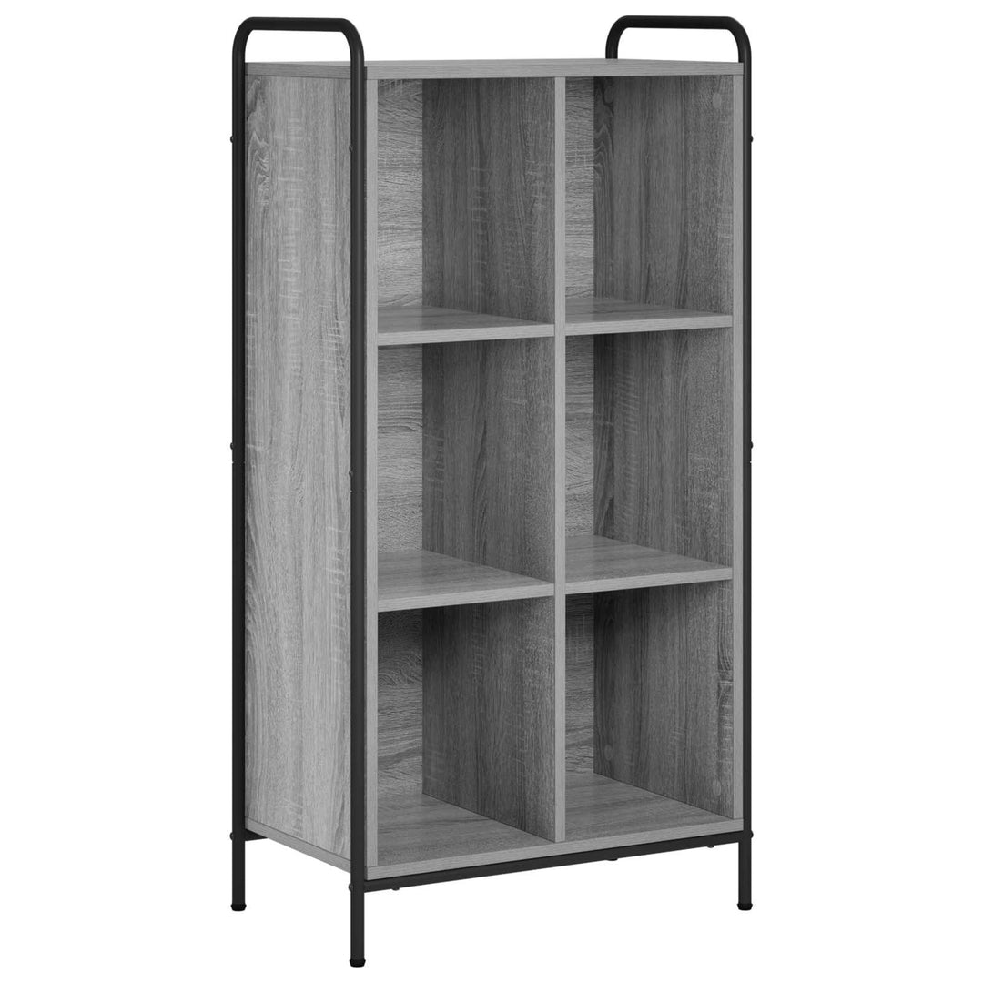 Bogskab 57 x 33 x 111 cm Konstrueret træ Grå Sonoma