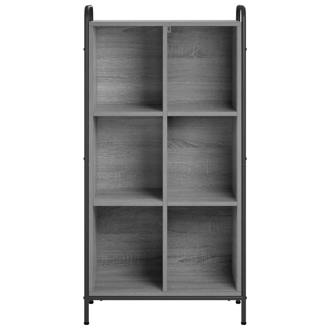 Bogskab 57 x 33 x 111 cm Konstrueret træ Grå Sonoma