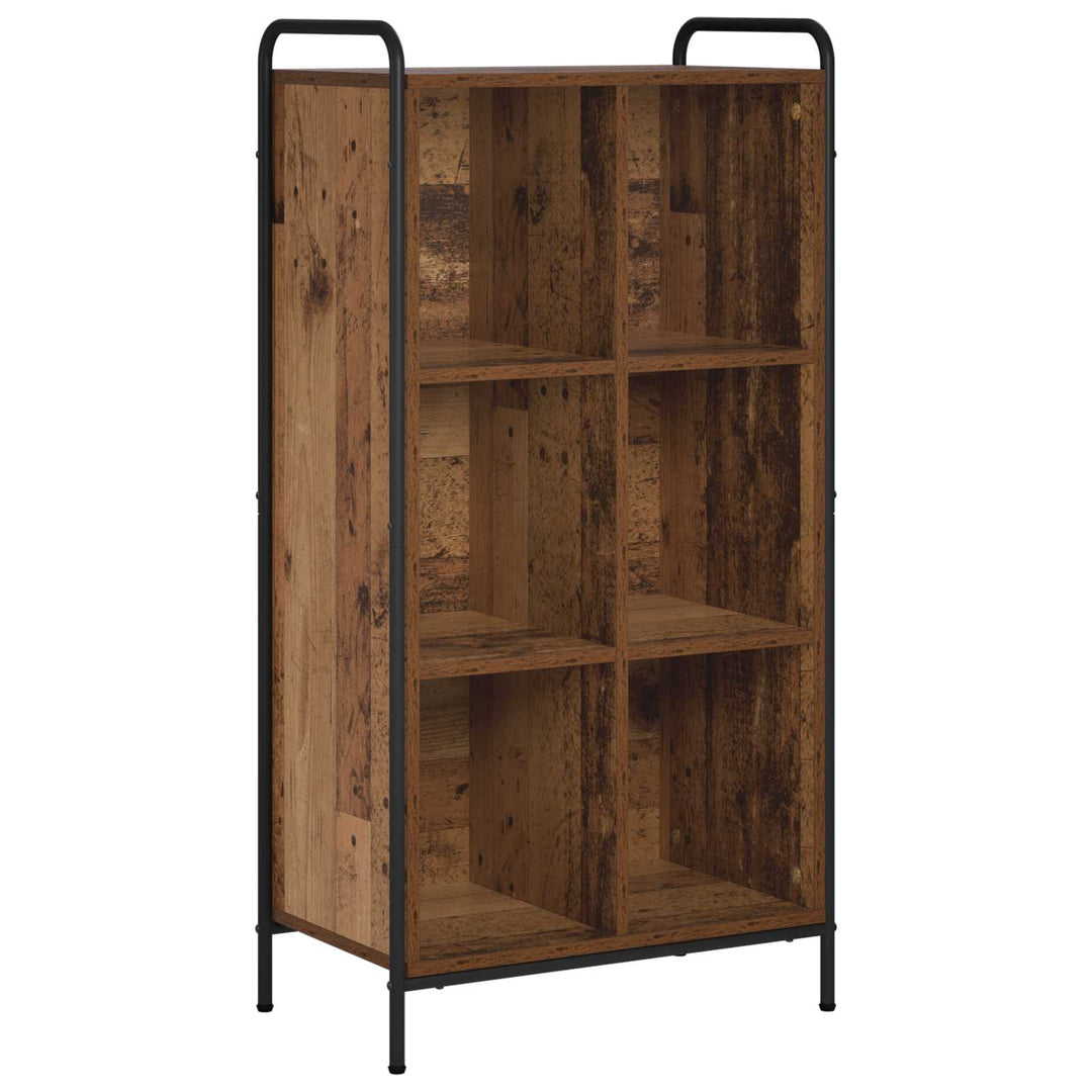 Bogskab 57 x 33 x 111 cm Konstrueret træ Gammelt træ