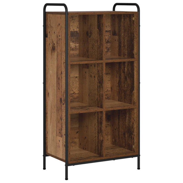 Bogskab 57 x 33 x 111 cm Konstrueret træ Gammelt træ