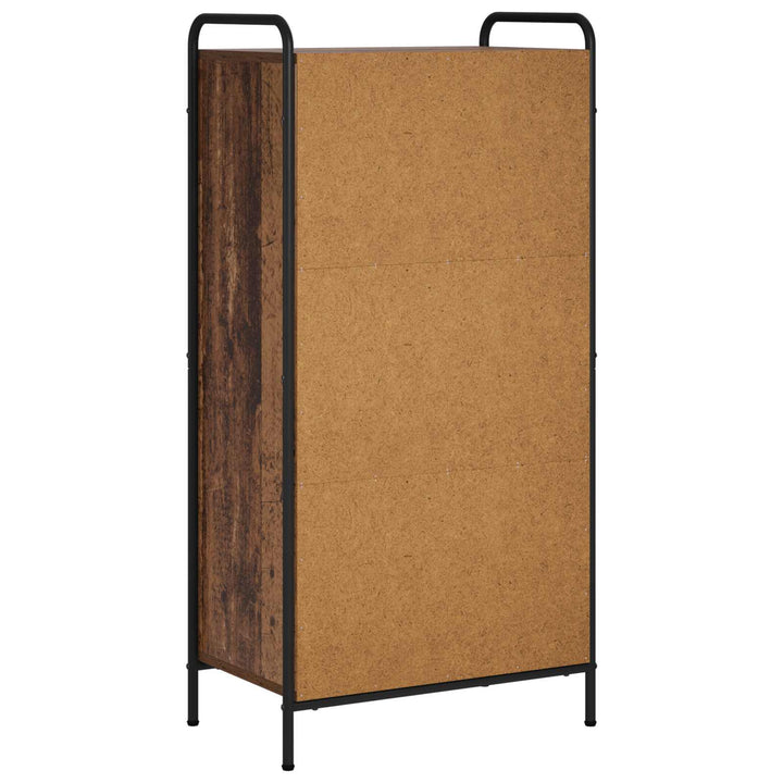 Bogskab 57 x 33 x 111 cm Konstrueret træ Gammelt træ