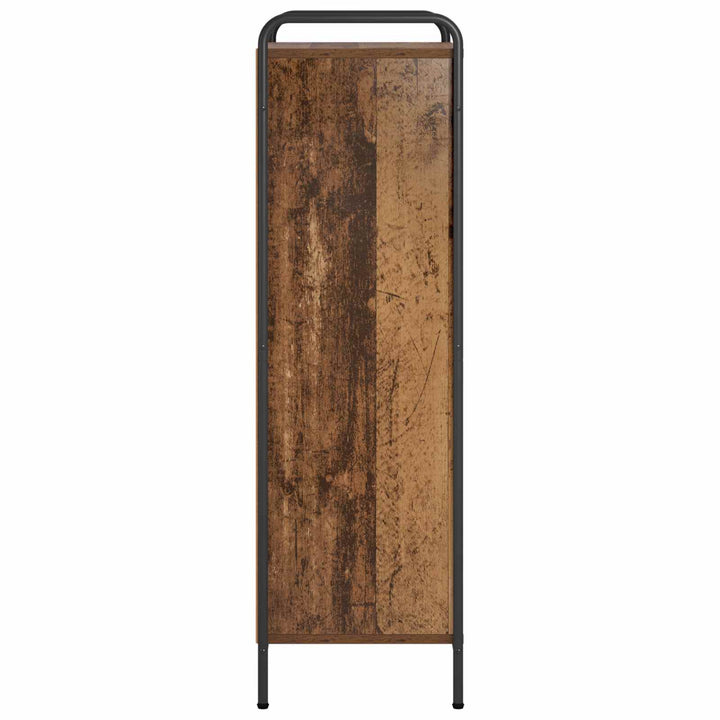 Bogskab 57 x 33 x 111 cm Konstrueret træ Gammelt træ