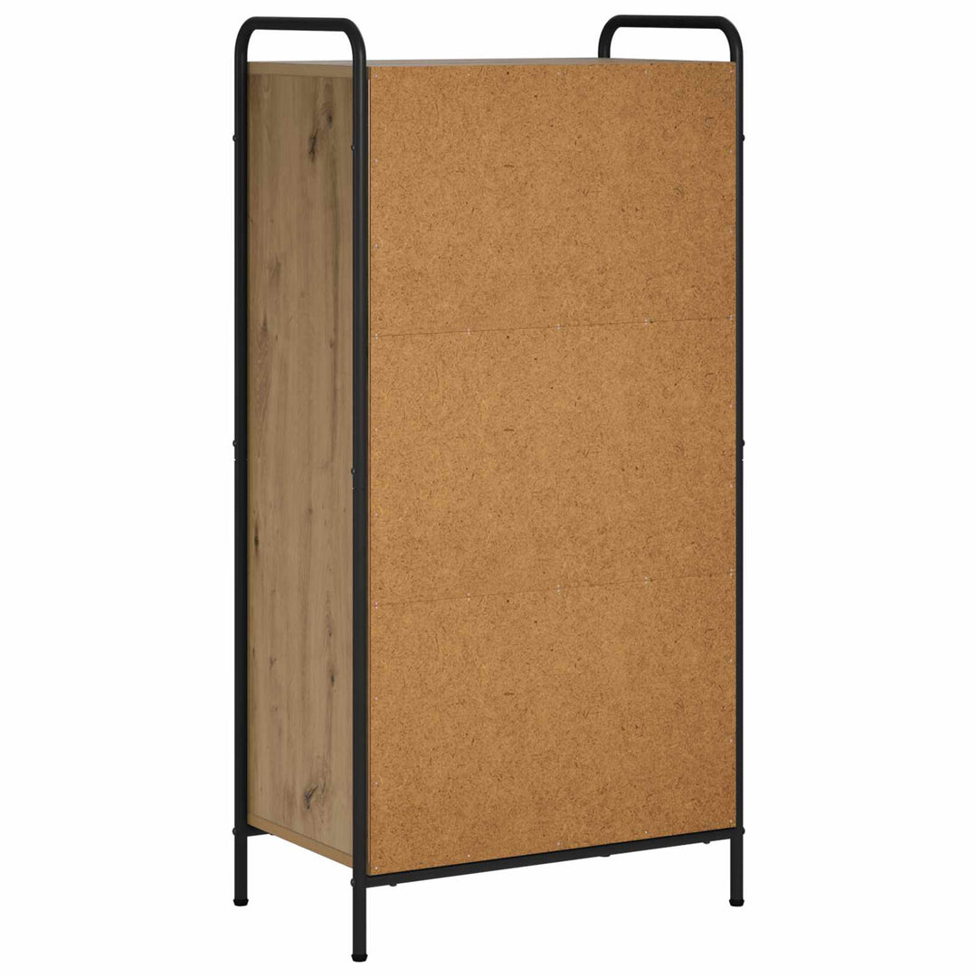 Bogskab 57 x 33 x 111 cm Konstrueret træ Artisan-eg