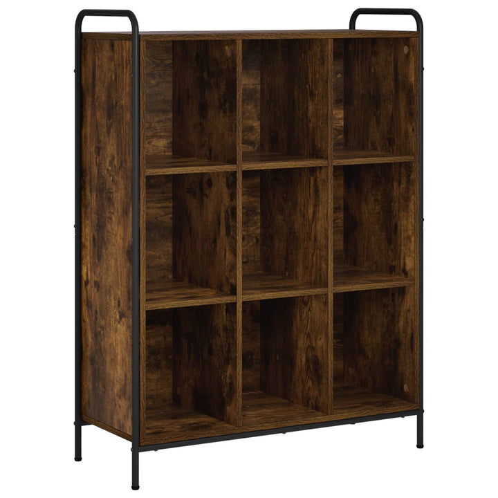 Bogskab 57 x 33 x 111 cm Konstrueret træ Røget eg