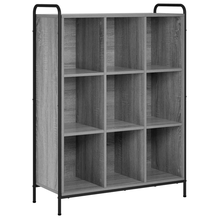 Bogskab 57 x 33 x 111 cm Konstrueret træ Grå Sonoma