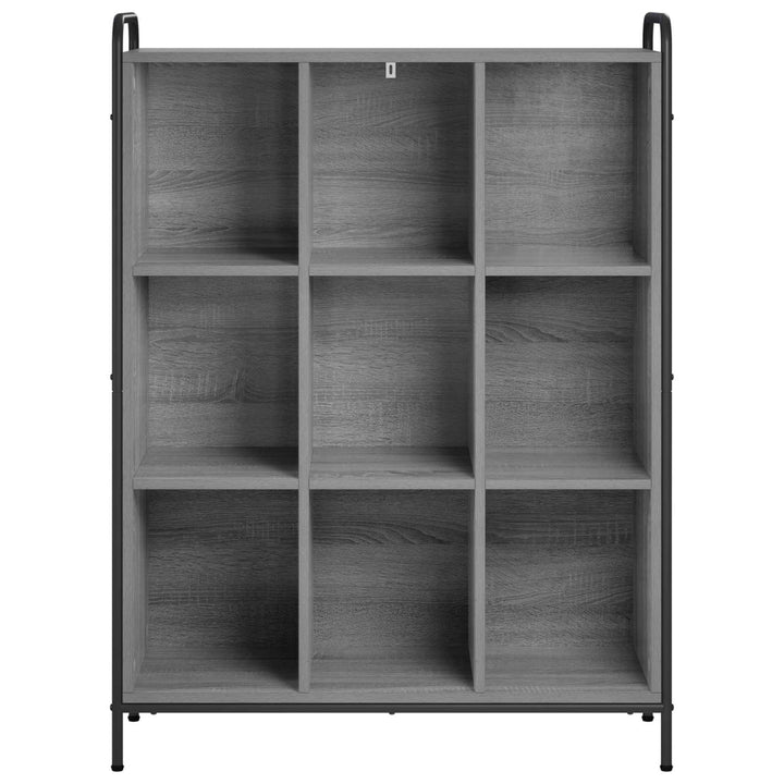 Bogskab 57 x 33 x 111 cm Konstrueret træ Grå Sonoma