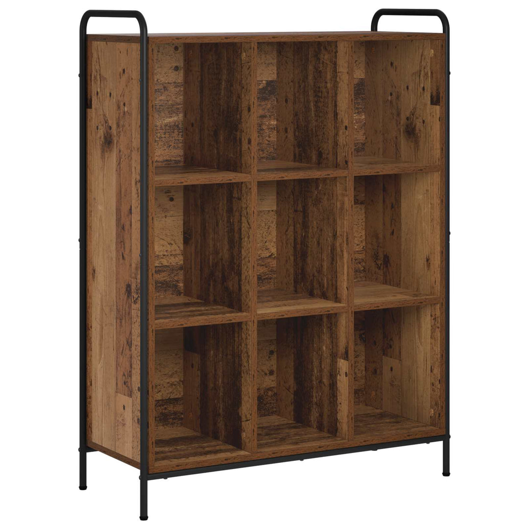Bogskab 57 x 33 x 111 cm Konstrueret træ Gammelt træ