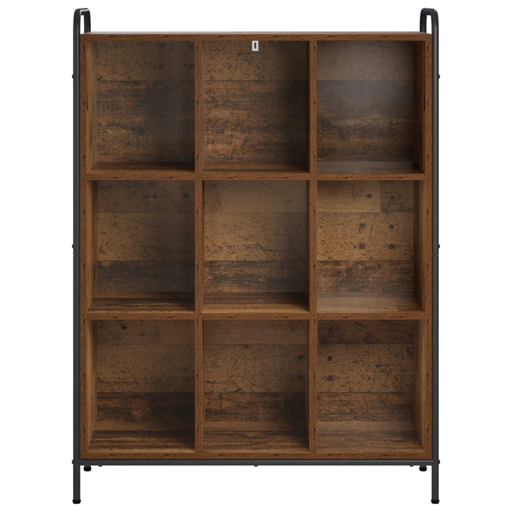Bogskab 57 x 33 x 111 cm Konstrueret træ Gammelt træ