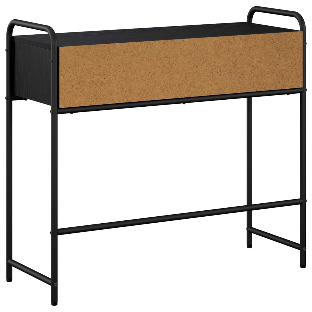 Konsolbord Sort eg 90 x 33 x 80,5 cm Konstrueret træ