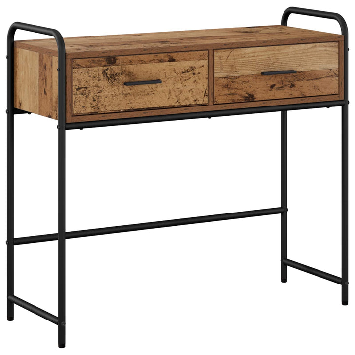 Konsolbord Gammelt træ 90 x 33 x 80,5 cm Konstrueret træ