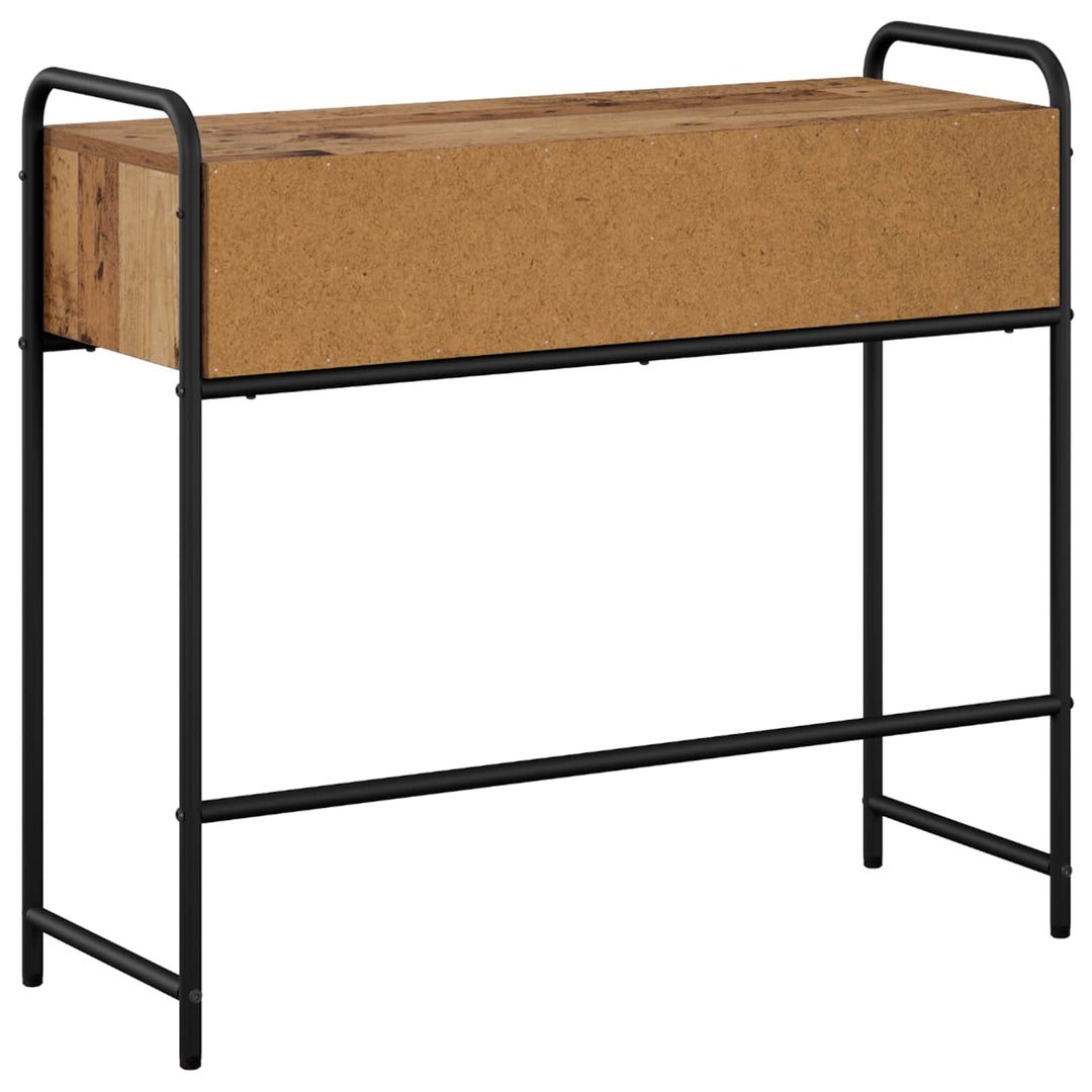 Konsolbord Gammelt træ 90 x 33 x 80,5 cm Konstrueret træ