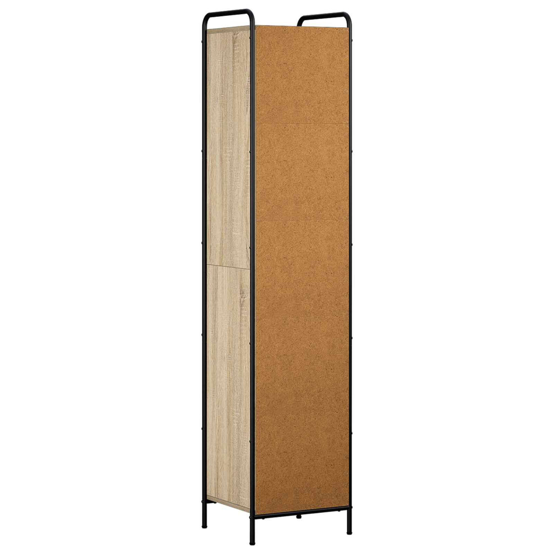 Badeværelsesskab Sonoma-eg 46 x 36 x 181 cm Konstrueret træ