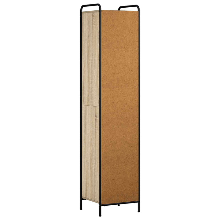 Badeværelsesskab Sonoma-eg 46 x 36 x 181 cm Konstrueret træ