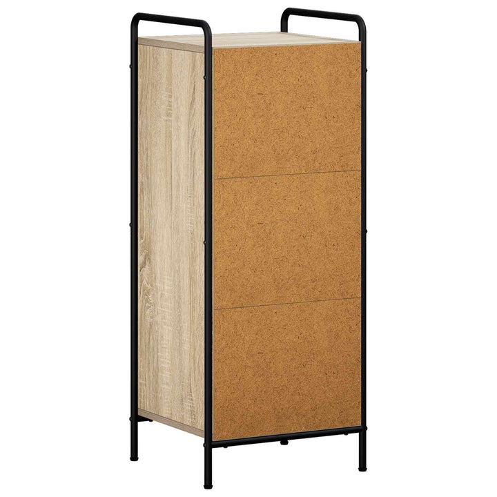 Badeværelsesskab Sonoma-eg 40 x 36 x 99,5 cm Konstrueret træ