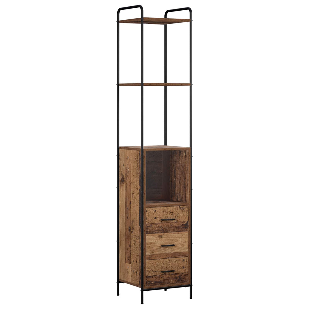 Badeværelsesskab Gammelt træ 40 x 36 x 200,5 cm Konstrueret træ