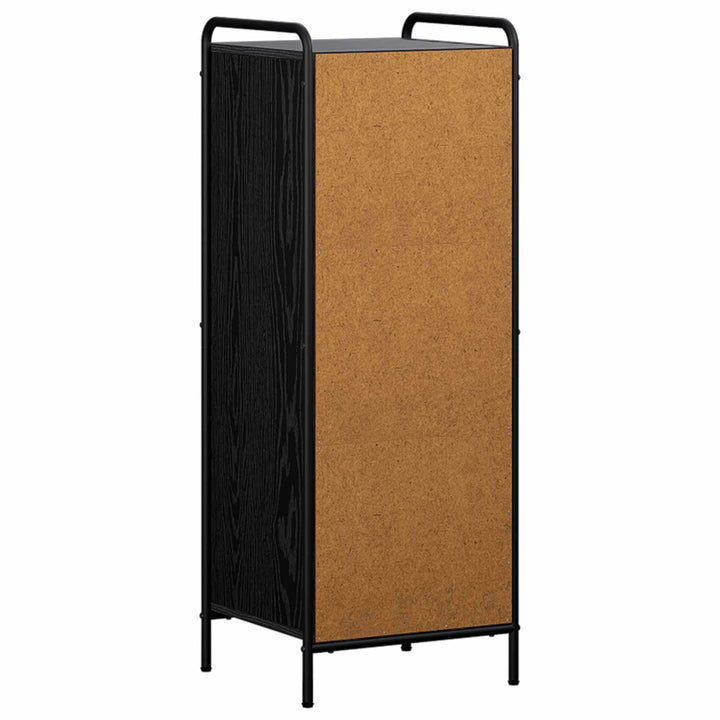 Badeværelsesskab Sort eg 40 x 36 x 109,5 cm Konstrueret træ