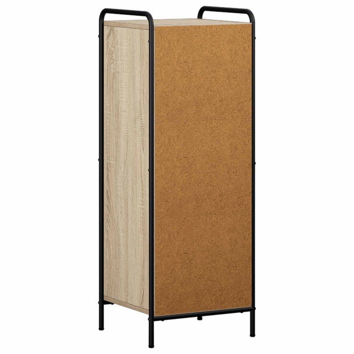 Badeværelsesskab Sonoma-eg 40 x 36 x 109,5 cm Konstrueret træ