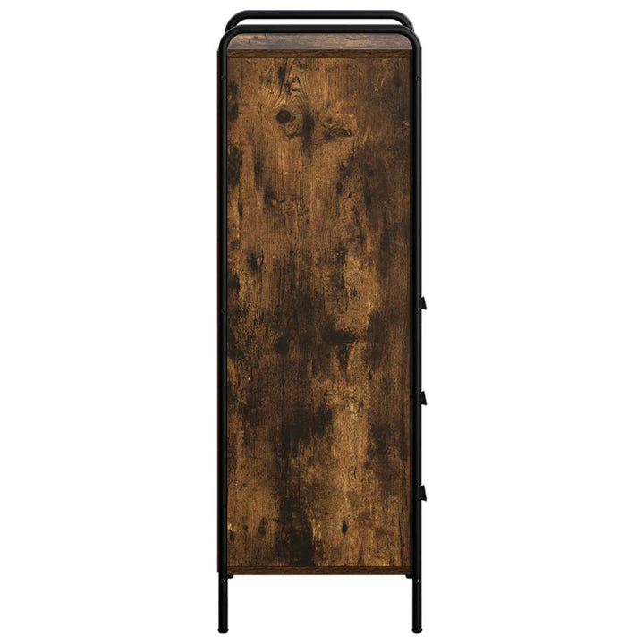 Badeværelsesskab Røget eg 40 x 36 x 109,5 cm Konstrueret træ