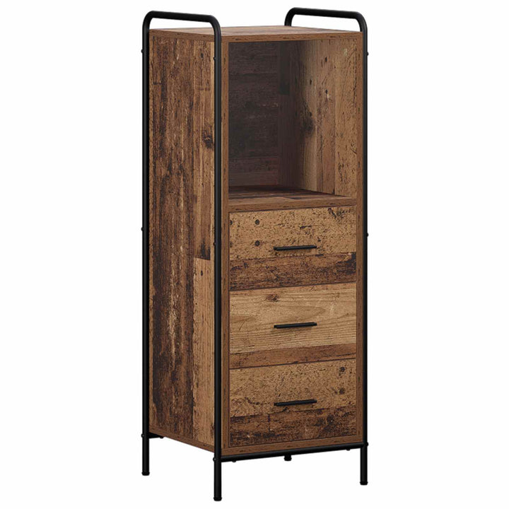 Badeværelsesskab Gammelt træ 40 x 36 x 109,5 cm Konstrueret træ