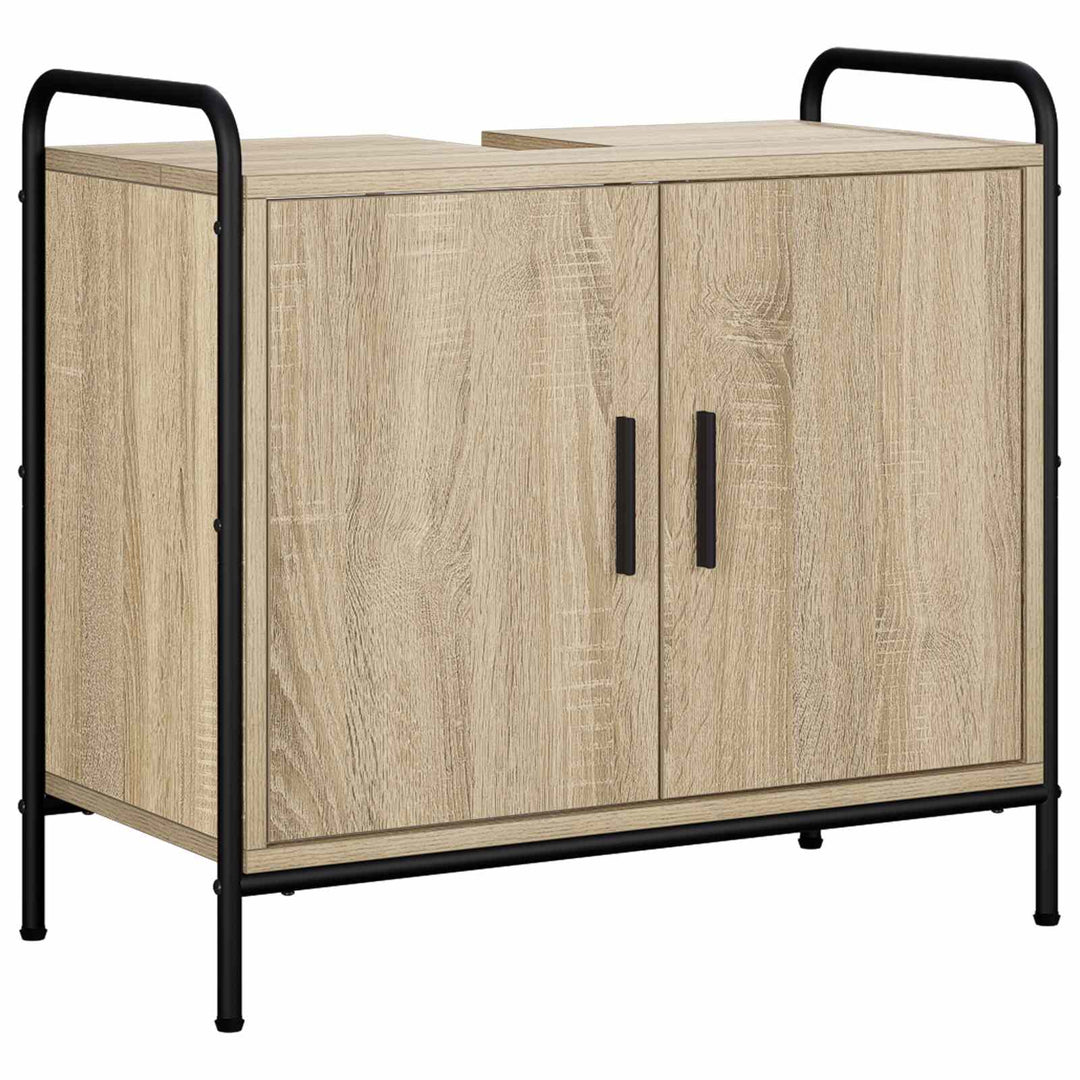 Badeværelsesskab Sonoma-eg 65,5 x 34 x 61 cm Konstrueret træ