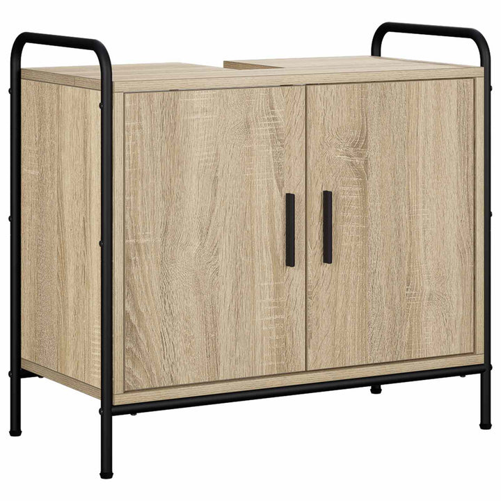 Badeværelsesskab Sonoma-eg 65,5 x 34 x 61 cm Konstrueret træ