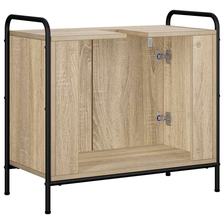 Badeværelsesskab Sonoma-eg 65,5 x 34 x 61 cm Konstrueret træ