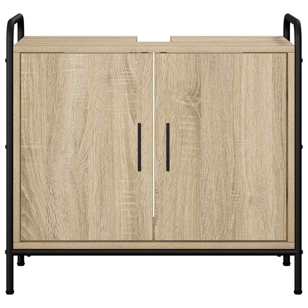 Badeværelsesskab Sonoma-eg 65,5 x 34 x 61 cm Konstrueret træ