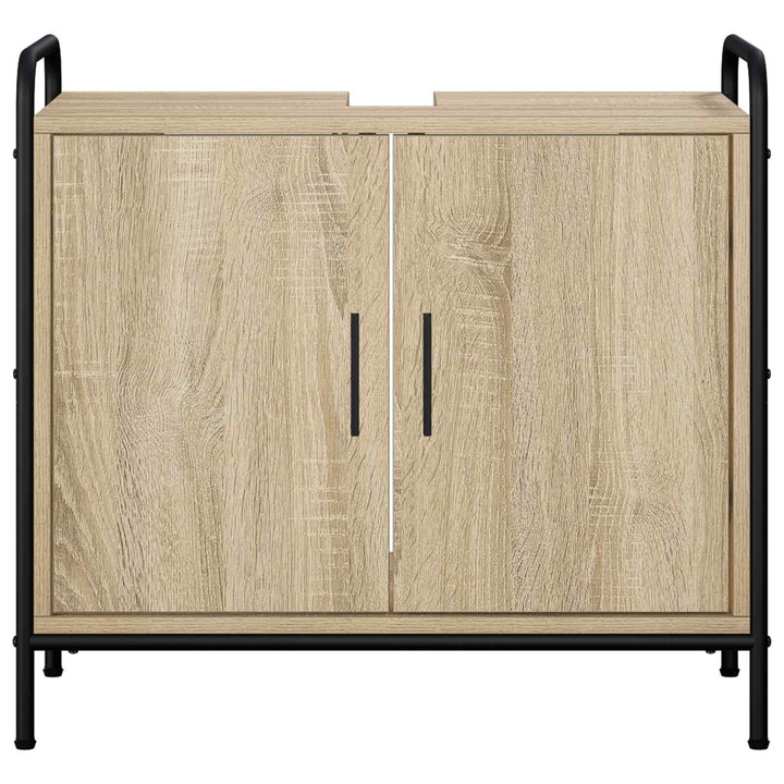 Badeværelsesskab Sonoma-eg 65,5 x 34 x 61 cm Konstrueret træ