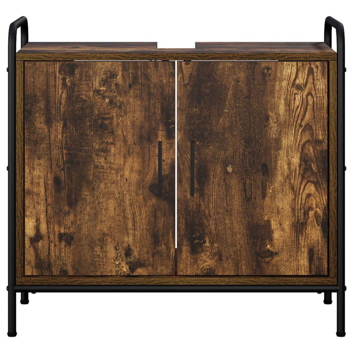 Badeværelsesskab Røget eg 65,5 x 34 x 61 cm Konstrueret træ