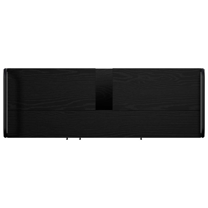 Badeværelsesskab Sort eg 95 x 34 x 61 cm Konstrueret træ