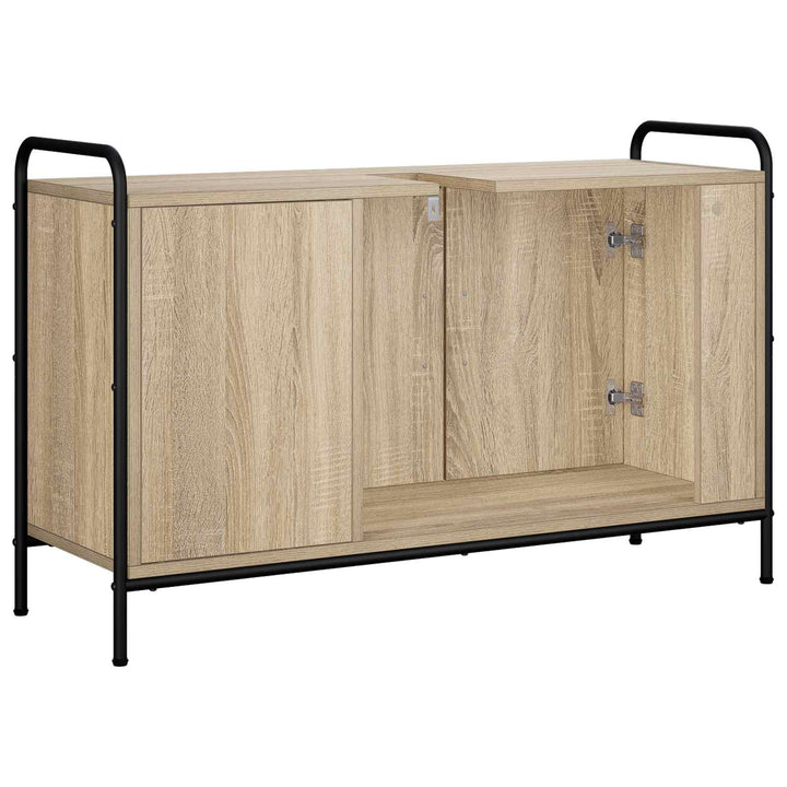 Badeværelsesskab Sonoma-eg 95 x 34 x 61 cm Konstrueret træ