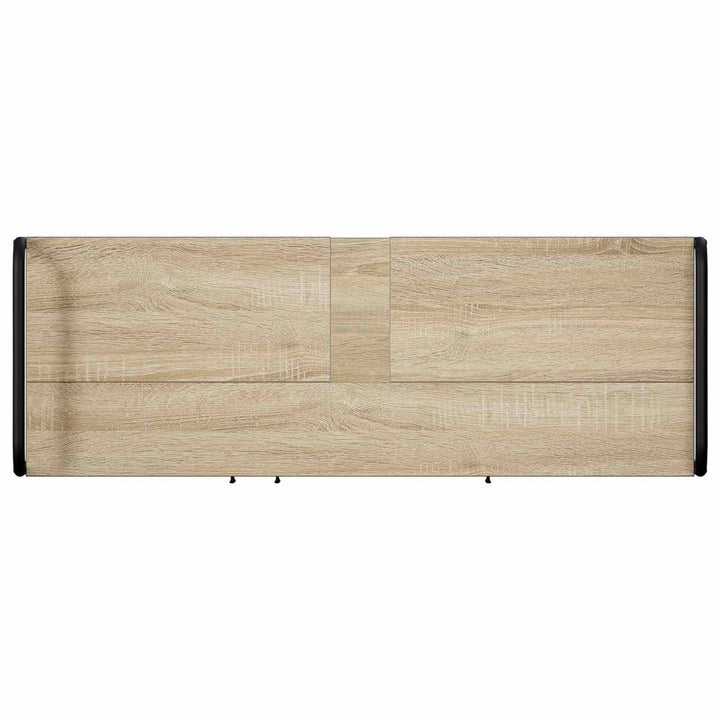 Badeværelsesskab Sonoma-eg 95 x 34 x 61 cm Konstrueret træ