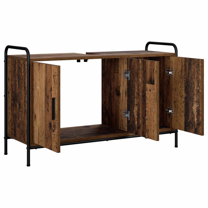 Badeværelsesskab Gammelt træ 95 x 34 x 61 cm Konstrueret træ